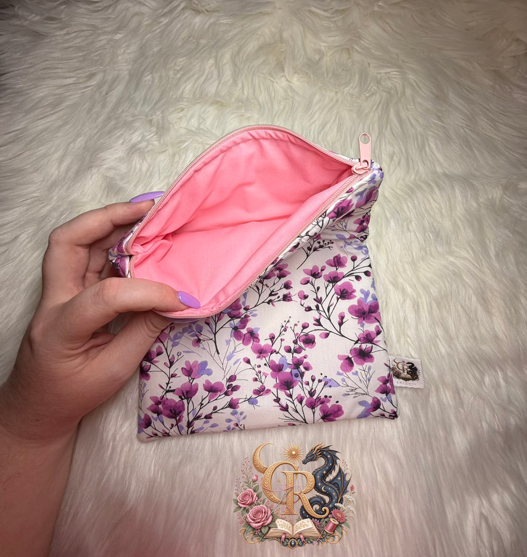 💕 Book Sleeve with Zipper | 💕 Orchid Kiss
