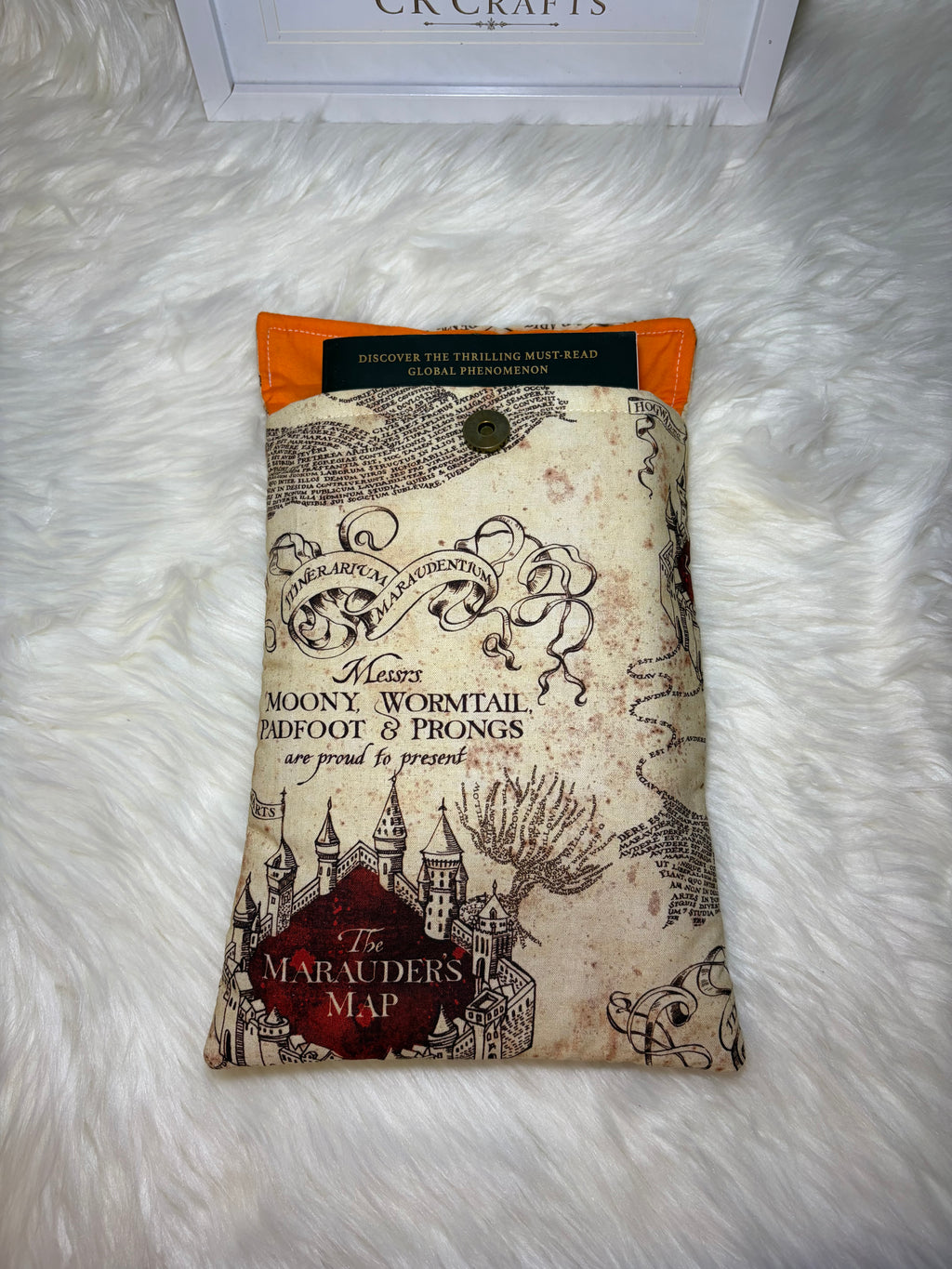 📜  Padded Book Sleeve with Magnetic Closure | 📜 Marauder's Journey Collection