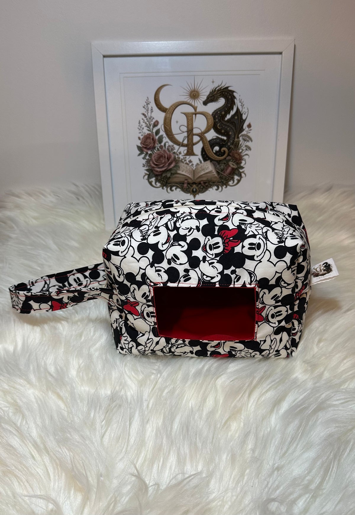 Nappy & Wipes Pouch | Handmade Baby Bag | ❤️ Mouse Magic Collection