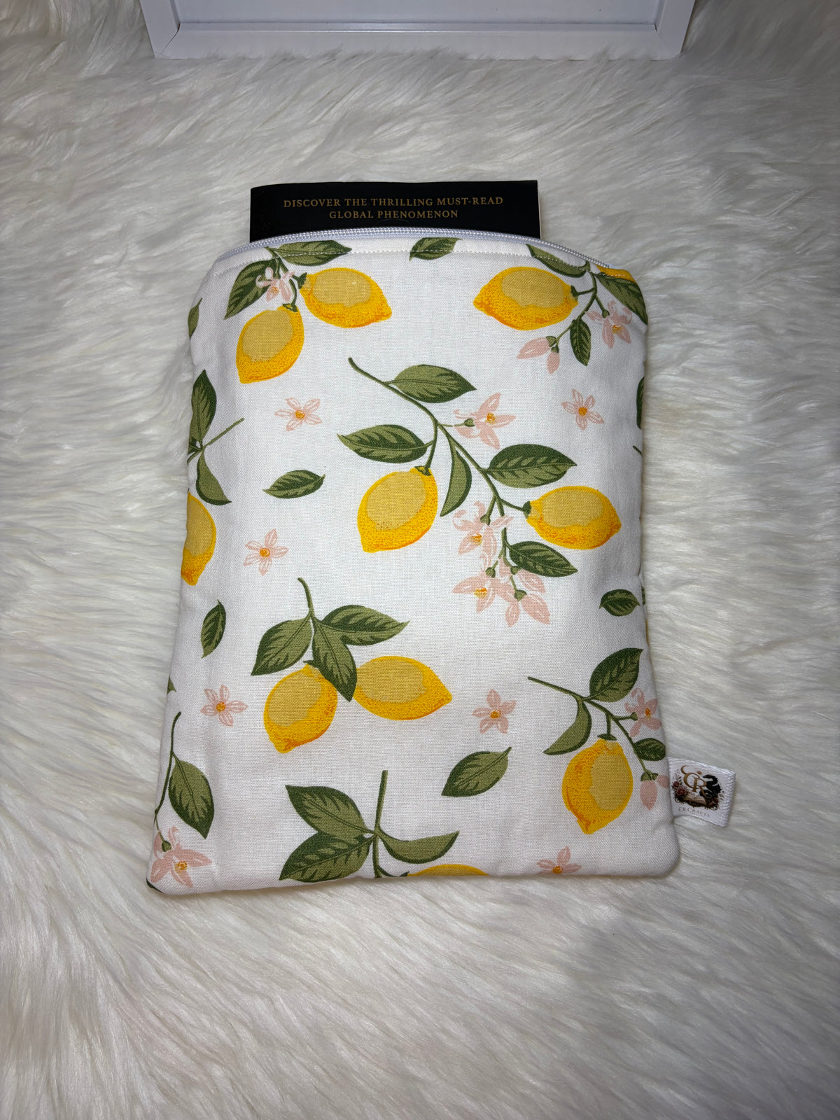 Book Sleeve with Zipper | 🍋Lemon Blossom Collection