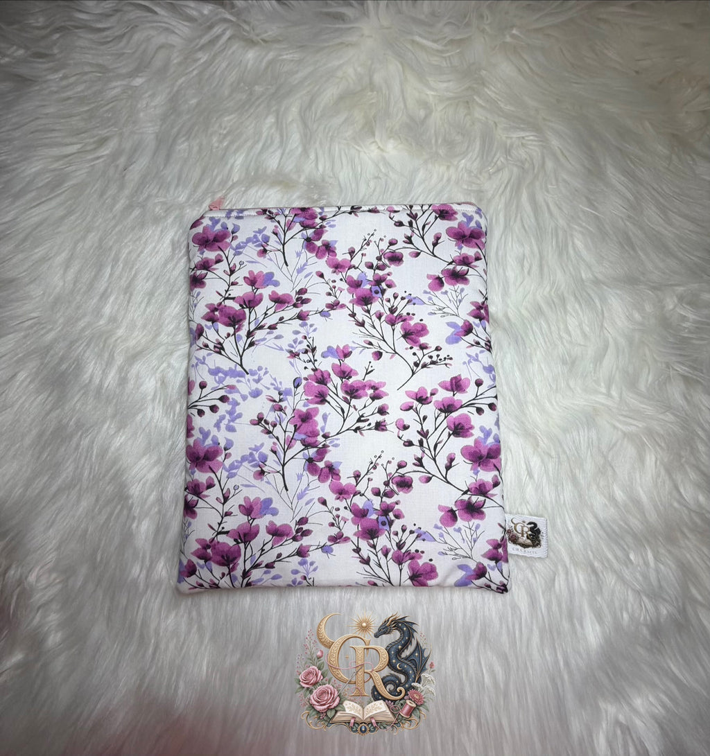 💕 Book Sleeve with Zipper | 💕 Orchid Kiss