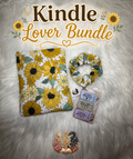 Kindle Lover Bundle – Kindle Sleeve, Matching Scrunchie & Sticker Pack