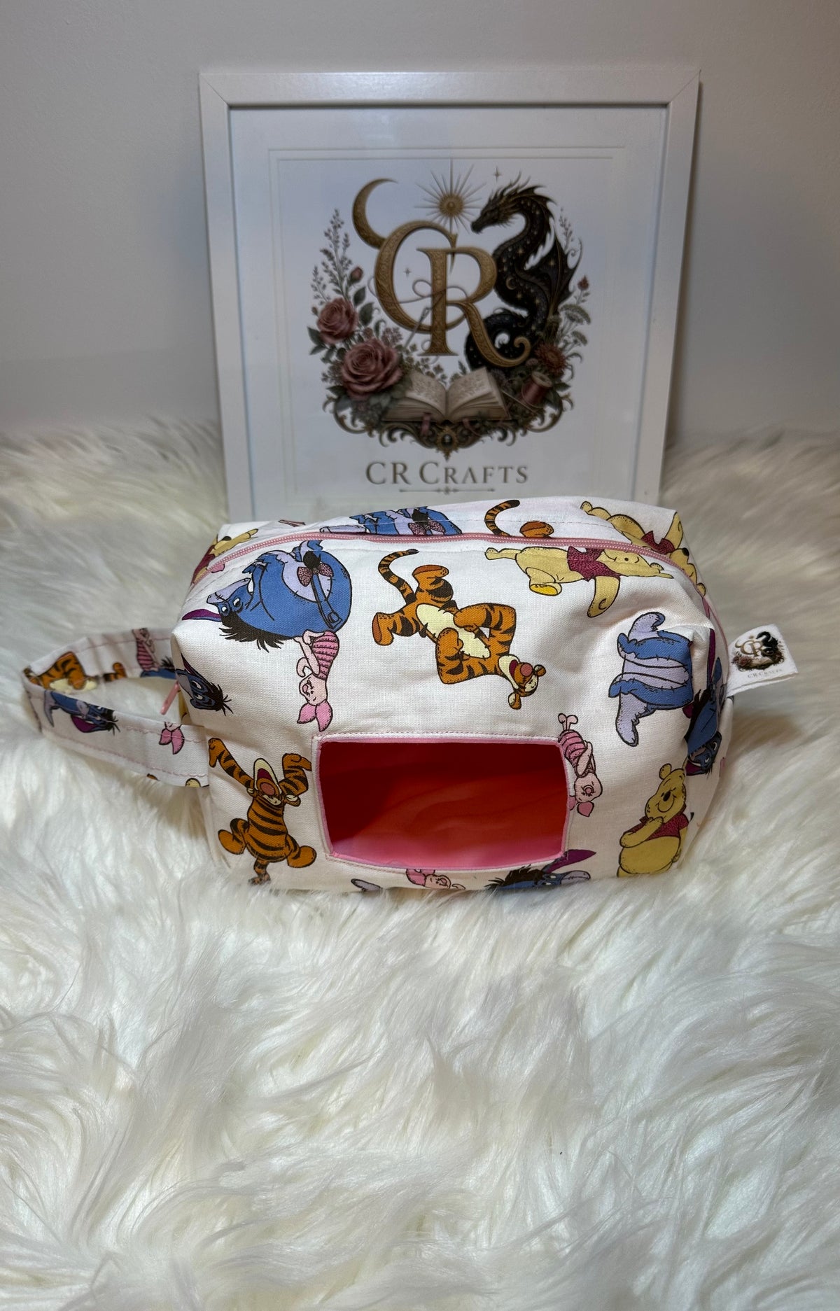 Nappy & Wipes Pouch | Handmade Baby Bag | 💙 Hundred Acre Friends Collection