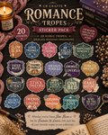 Romance Tropes Sticker Pack | Bookish Trope Stickers | 20 Pack
