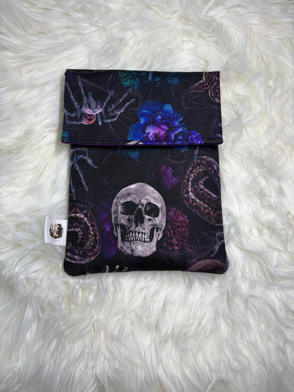 🌙 Handmade Padded Kindle & E-Reader Sleeve | 🌙 Midnight Garden Collection