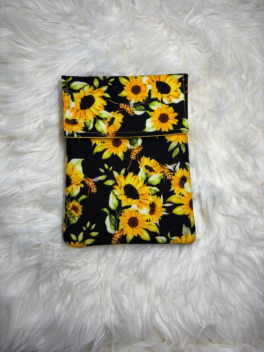 🌻 Handmade Padded Kindle & E-Reader Sleeve | 🌻 Sunflower Fields Collection