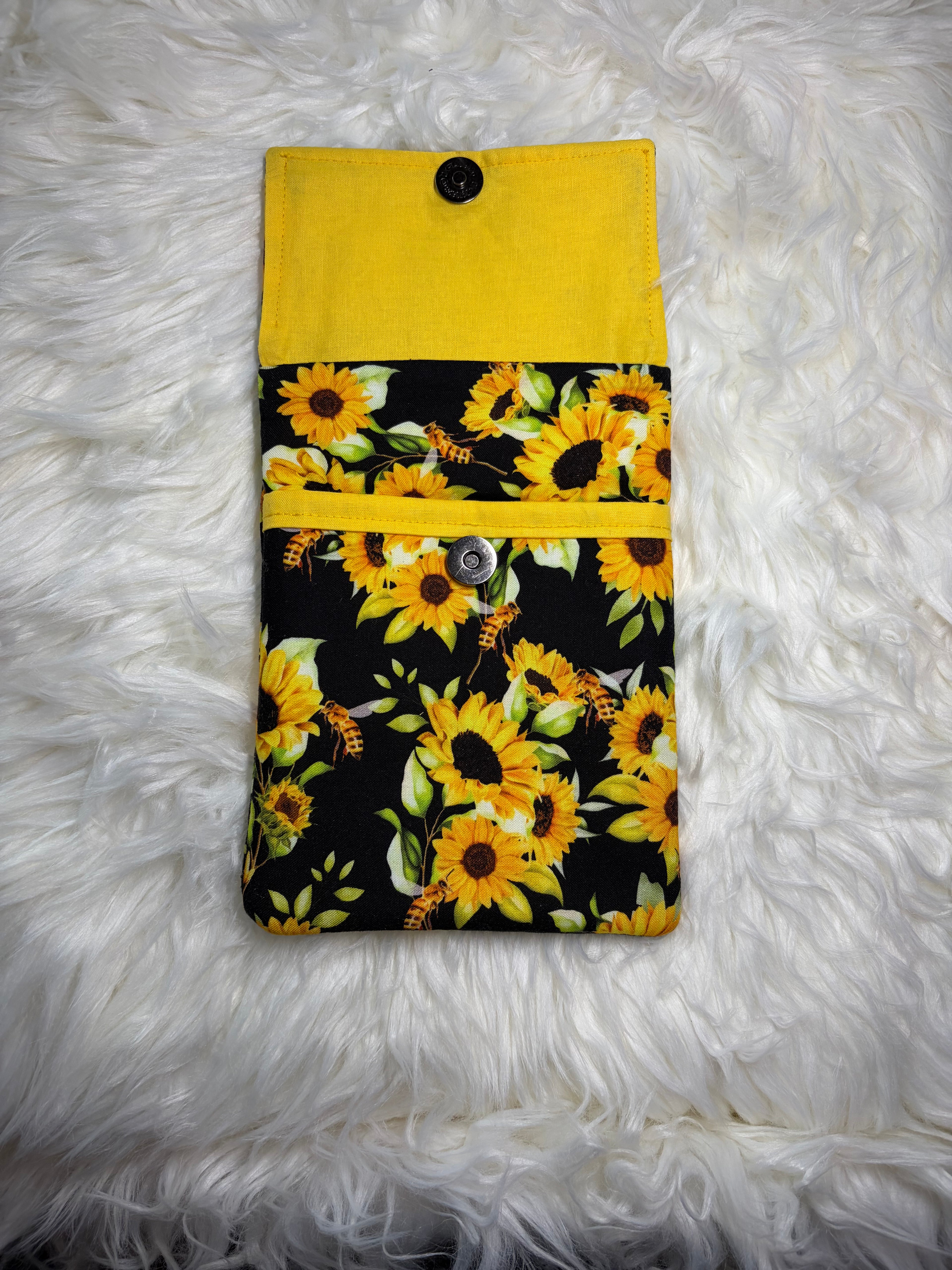 🌻 Handmade Padded Kindle & E-Reader Sleeve | 🌻 Sunflower Fields Collection