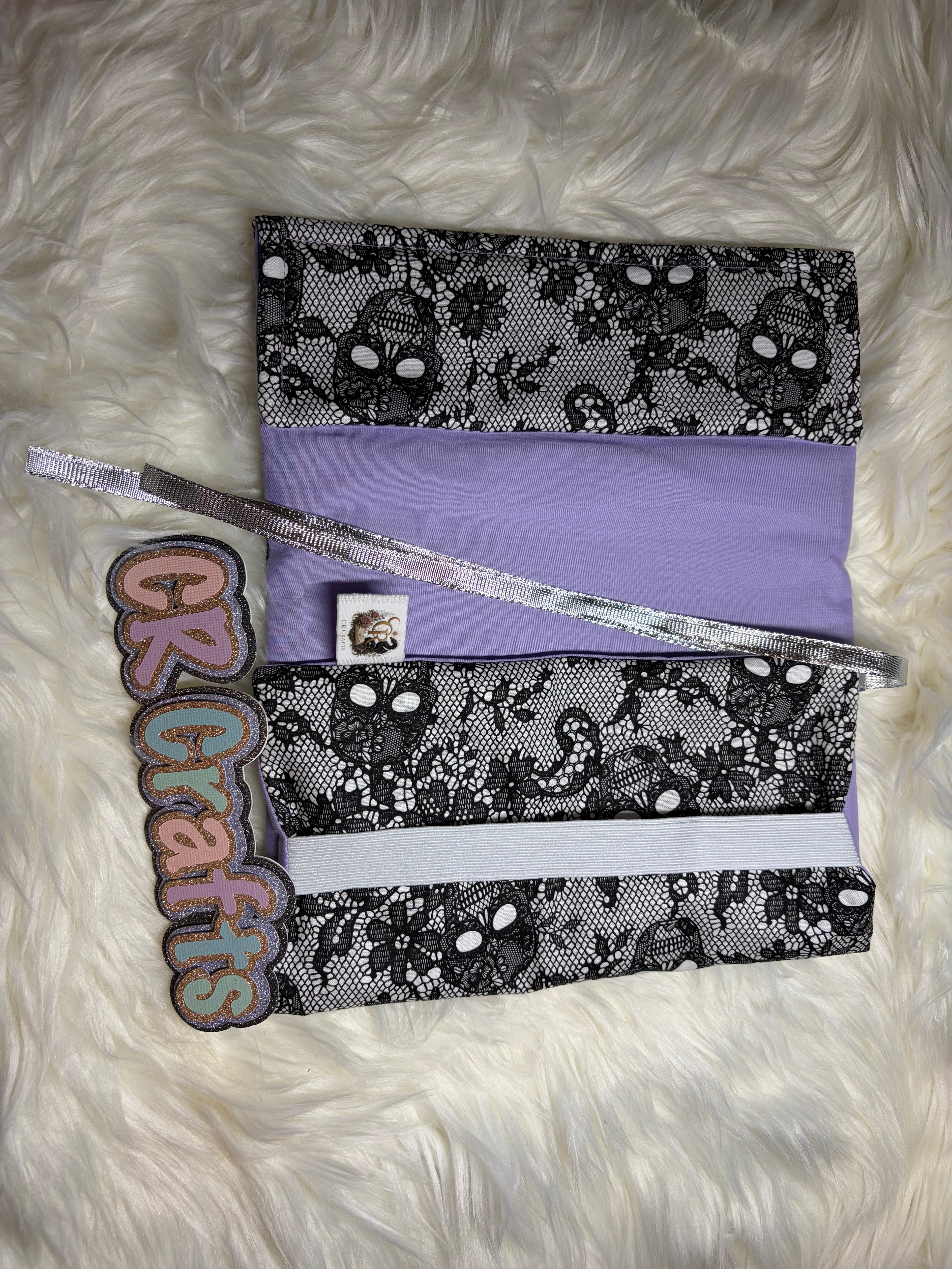 🕸️ Handmade Adjustable Fabric Book Cover | 🕸️ Dark Academia Collection
