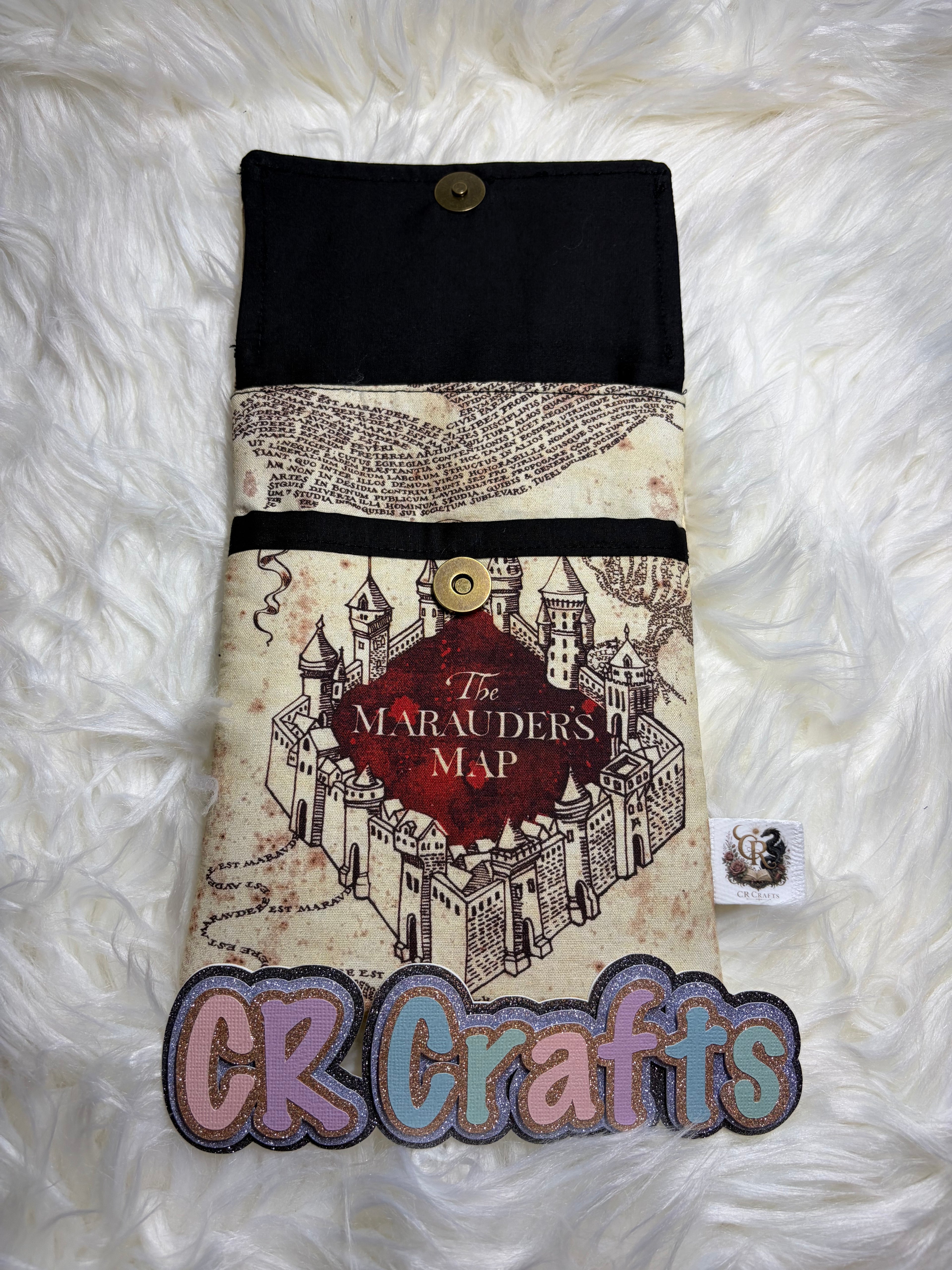 📜 Handmade Padded Kindle & E-Reader Sleeve | 📜 Marauder's Journey Collection