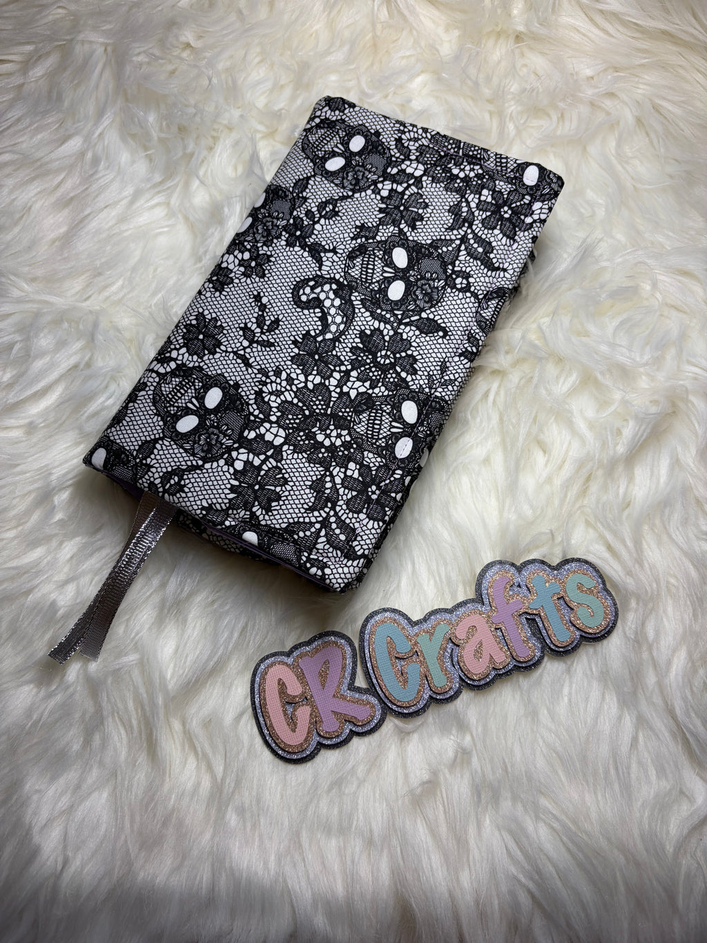 🕸️ Handmade Adjustable Fabric Book Cover | 🕸️ Dark Academia Collection