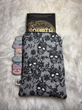 🕸️ Quilted Book Sleeve with Zipper | 🕸️ Dark Academia Collection
