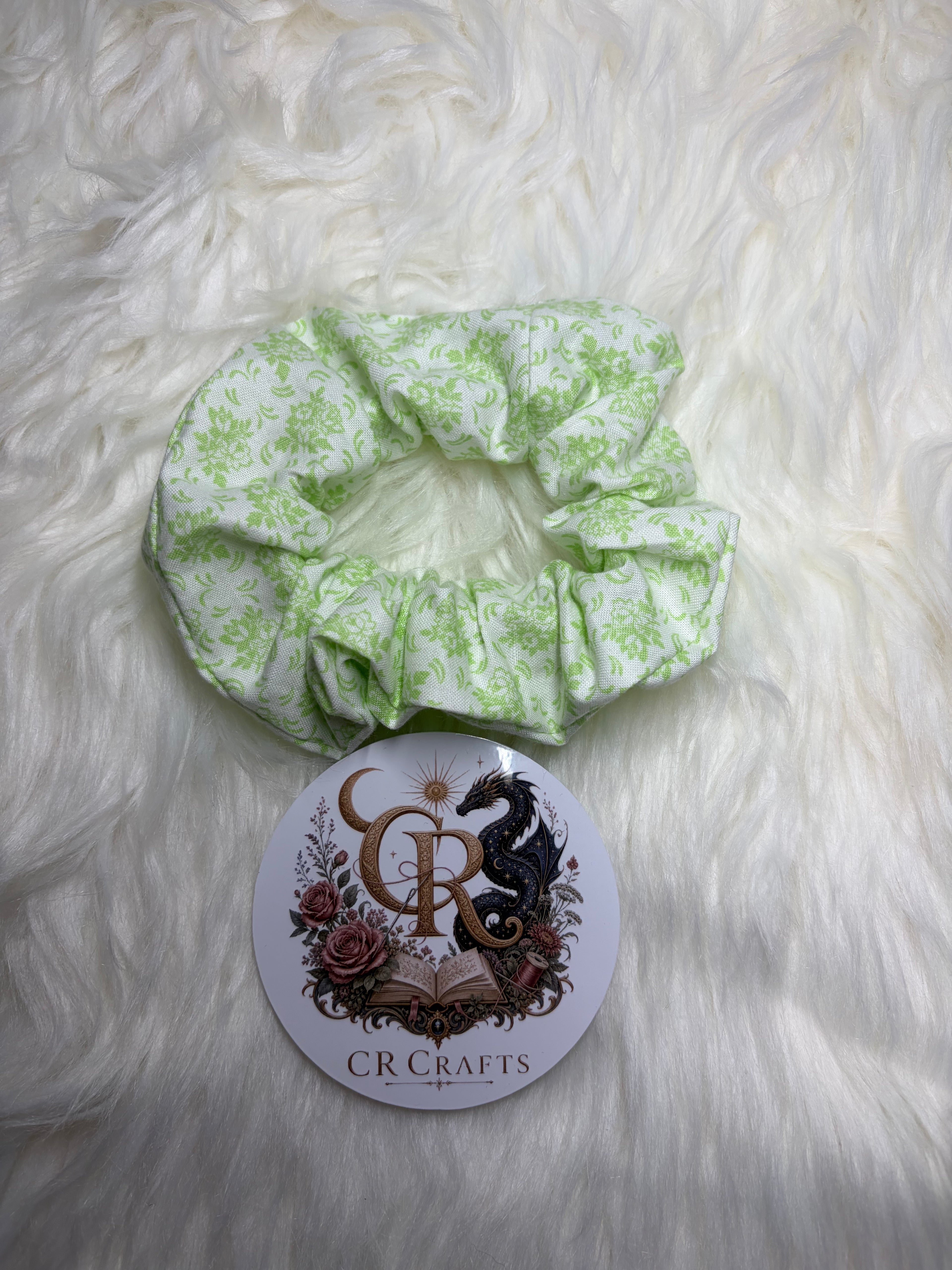 🌺 Handmade Cotton Scrunchie | 🌺 Spring Garden Collection