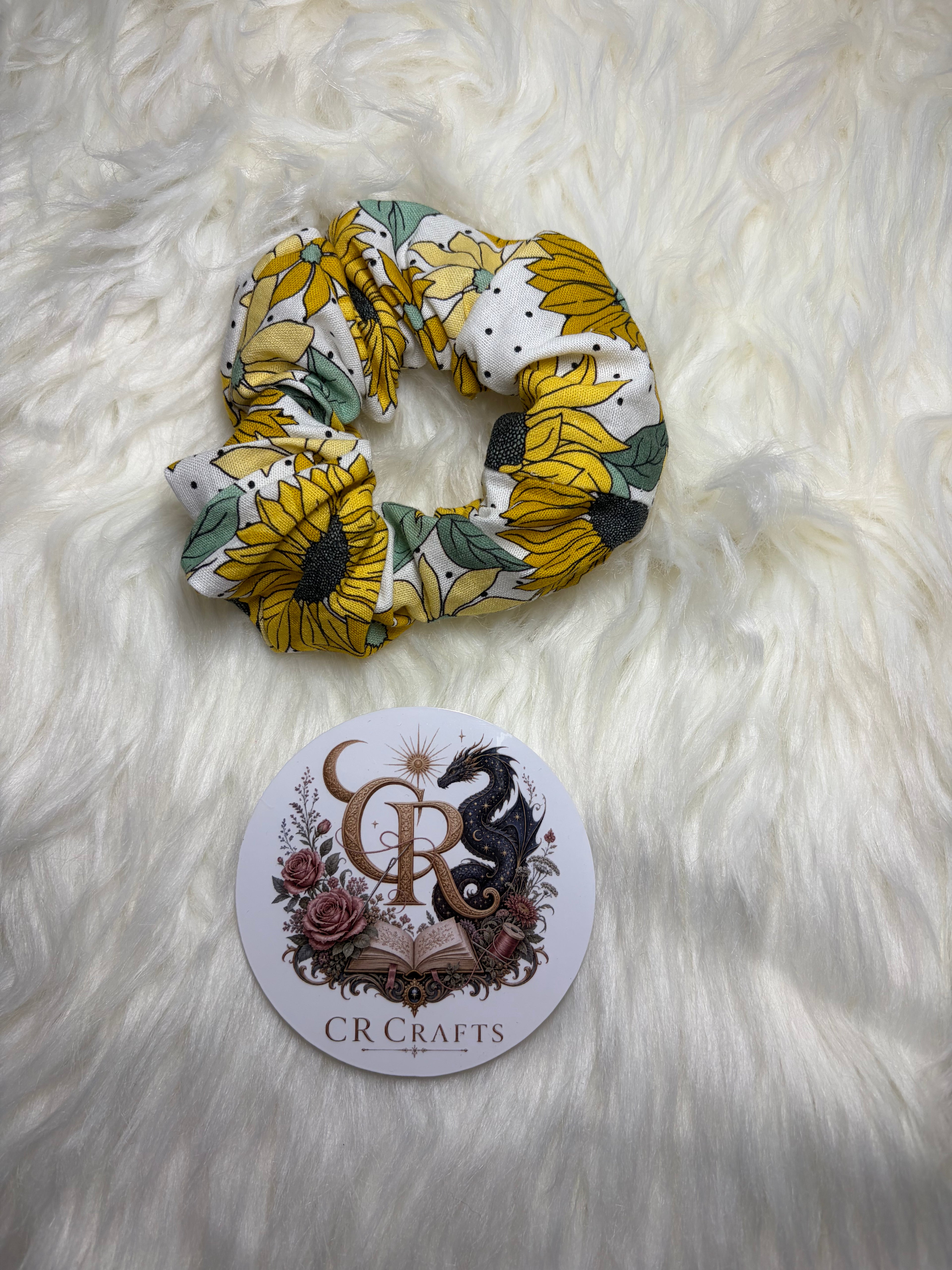 🌻 Handmade Cotton Scrunchie | 🌻 Fields of Gold Collection