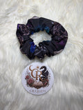 🌙 Handmade Cotton Scrunchie | 🌙 Midnight Garden Collection