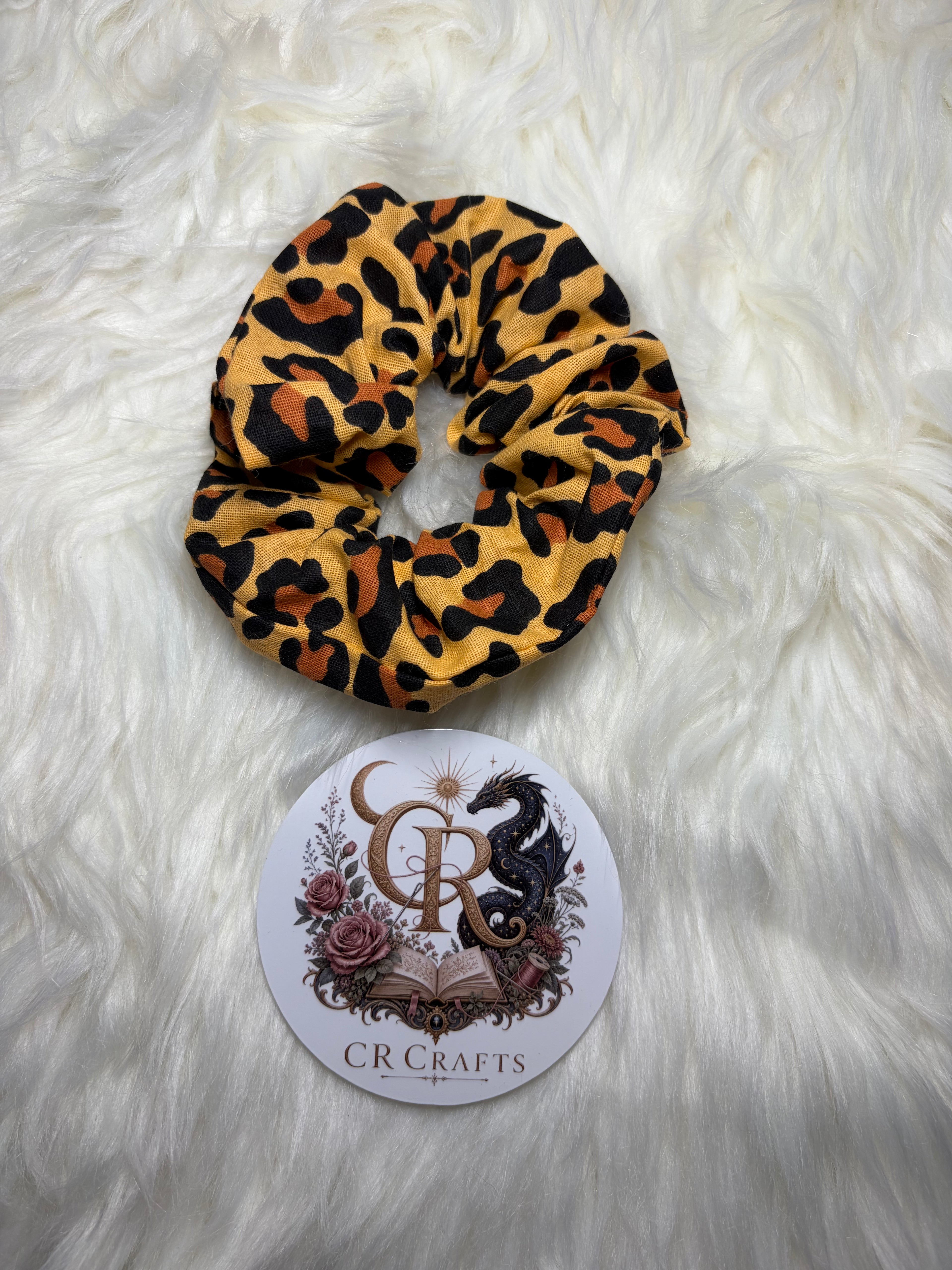 🐆 Handmade Cotton Scrunchie | 🐆 Wild Luxe Collection