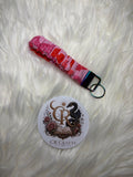 🎀 Handmade Scrunchie Wristlet Keychain | 🎀 Sweetheart Bows Collection