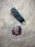 🌿 Handmade Scrunchie Wristlet Keychain | 🌿 Enchanted Meadow Collection