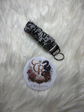 🕸️ Handmade Scrunchie Wristlet Keychain | 🕸️ Dark Academia Collection