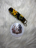 🌻 Handmade Scrunchie Wristlet Keychain | 🌻 Sunflower Fields Collection