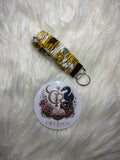 🌻 Handmade Scrunchie Wristlet Keychain | 🌻 Fields of Gold Collection