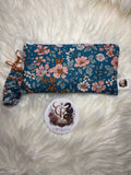🌿 Handmade Matching Clutch & Scrunchie Wristlet Keychain | 🌿 Enchanted Meadow Collection