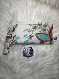🍃 Handmade Matching Clutch & Scrunchie Wristlet Keychain | 🍃 Vintage Meadow Collection