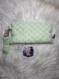 🌺 Handmade Matching Clutch & Scrunchie Wristlet Keychain | 🌺 Spring Garden Collection