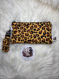 🐆 Handmade Matching Clutch & Scrunchie Wristlet Keychain | 🐆 Wild Luxe Collection
