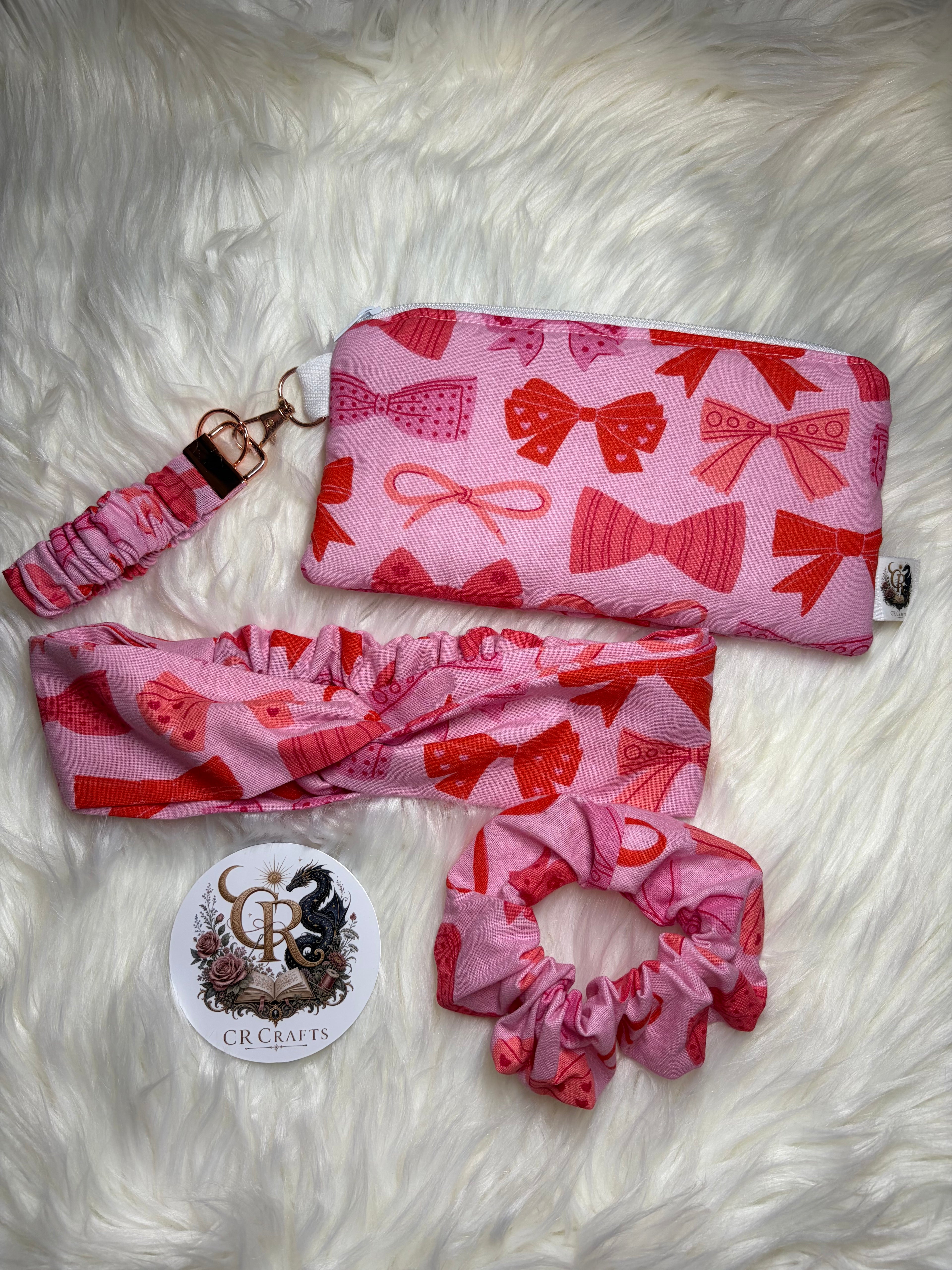 🎀 Matching Handmade Accessory Set | 🎀 Sweetheart Bows Collection