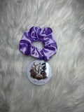 Handmade Purple Satin Scrunchie | Pastel Dreams Collection