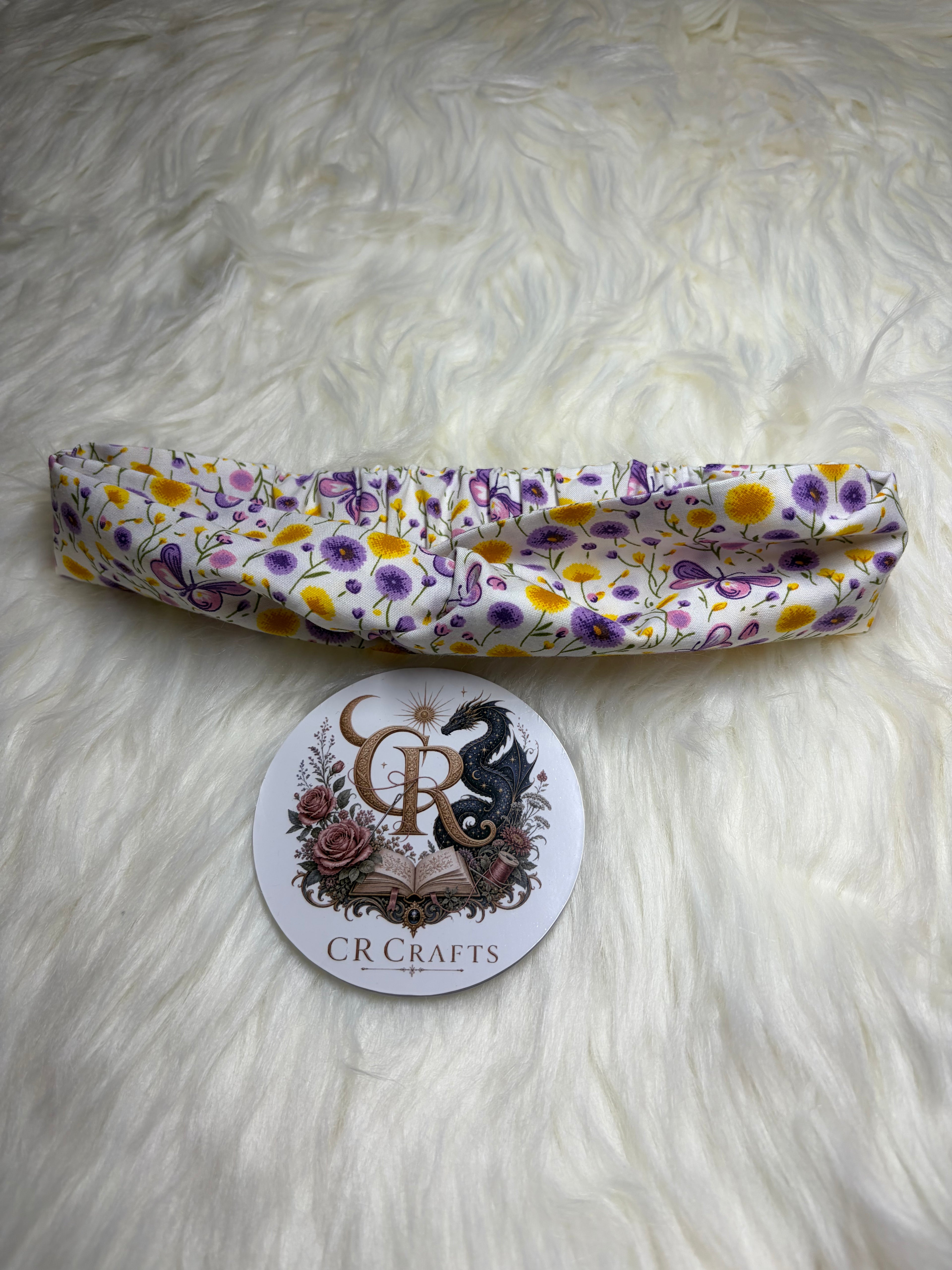 Handmade Twisted Headbands | Lavender Meadow Collection