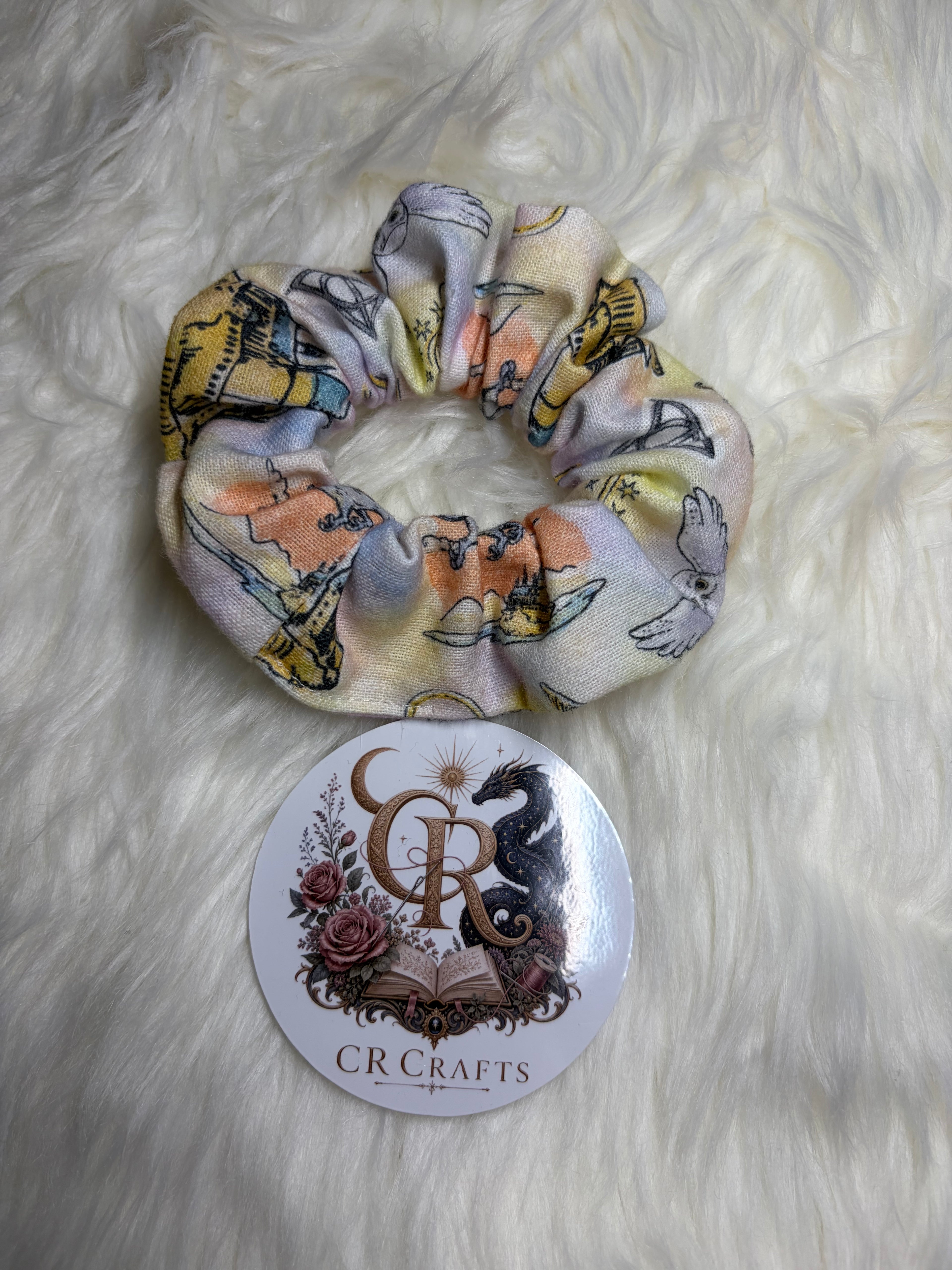 Handmade Cotton Scrunchie | Magic & Mischief Collection