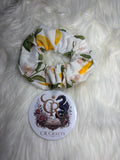 Handmade Cotton Scrunchie | Lemon Blossom Collection