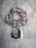 Handmade Cotton Scrunchie | Lavender Meadow Collection